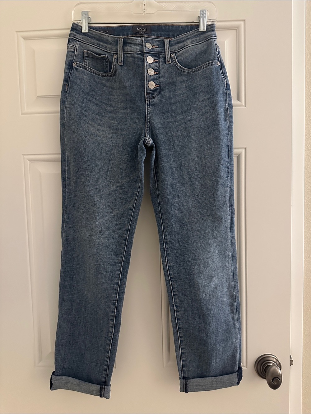 NYDJ Women's Jeans in Medium Blue Wash